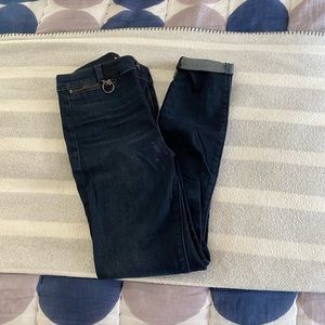 Hudson ultra dark. super skinny jean. size 24